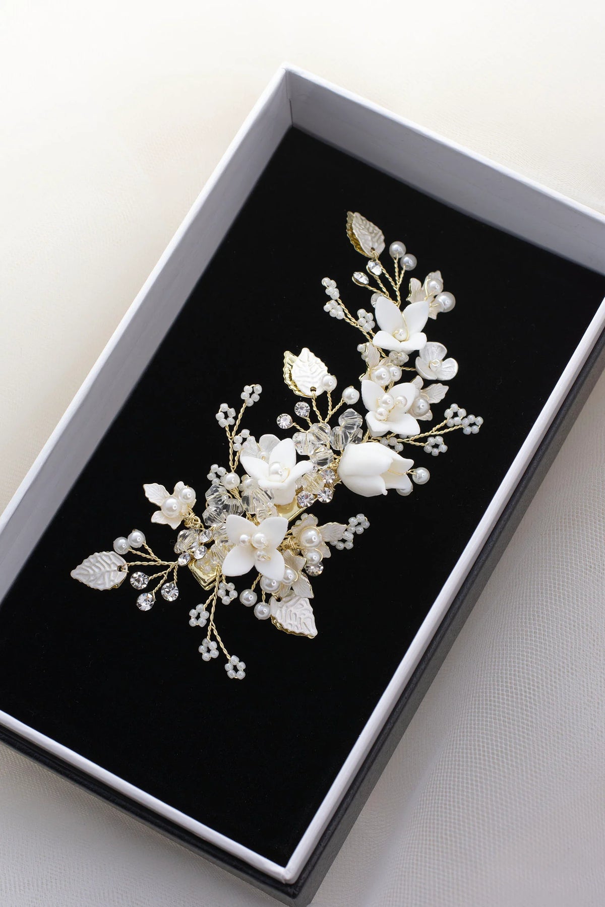 Harlow Side Clip Gold - Jewellery - Windsor Bridal Jewellery