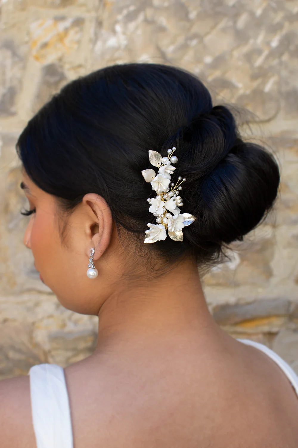 Marija Hair Clip Gold - Jewellery - Windsor Bridal Jewellery