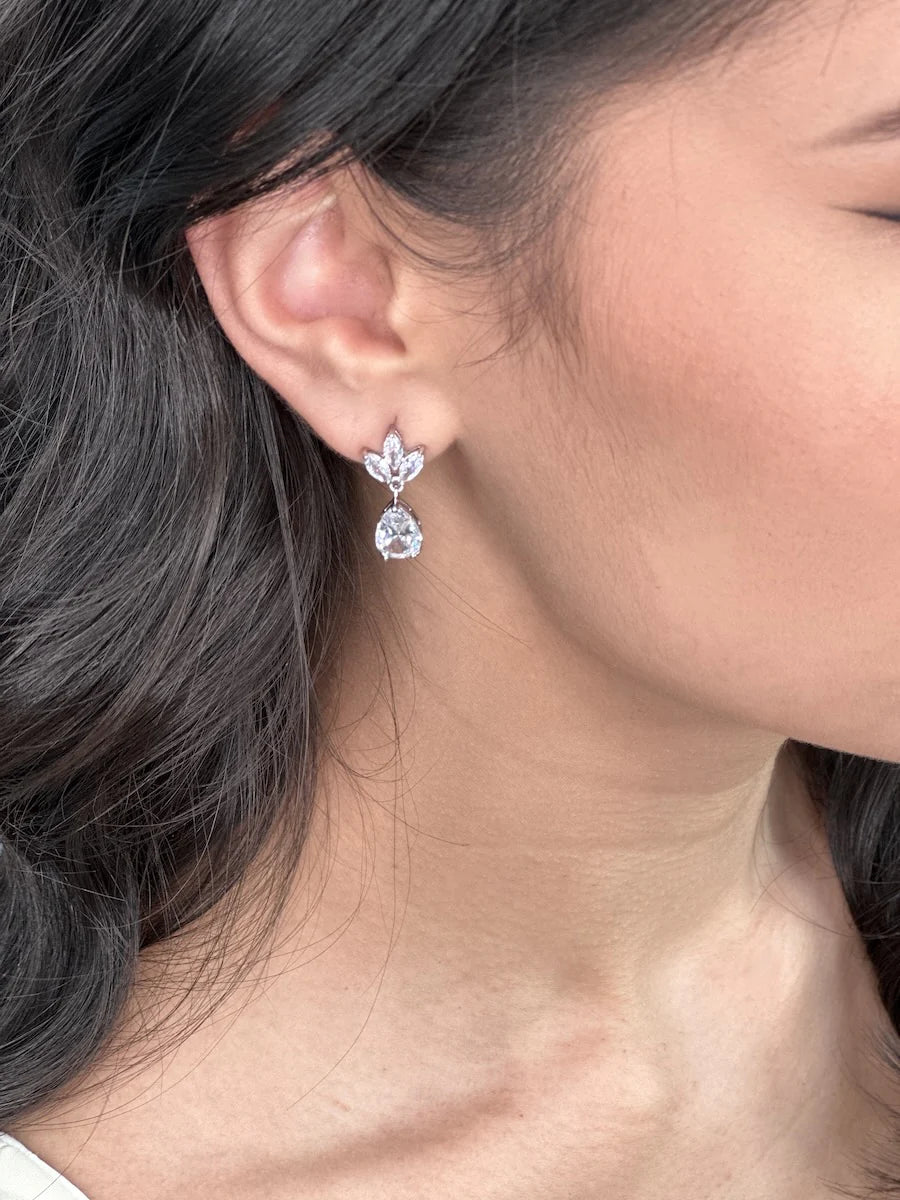Clara Crystal Earring - Jewellery - Windsor Bridal Jewellery