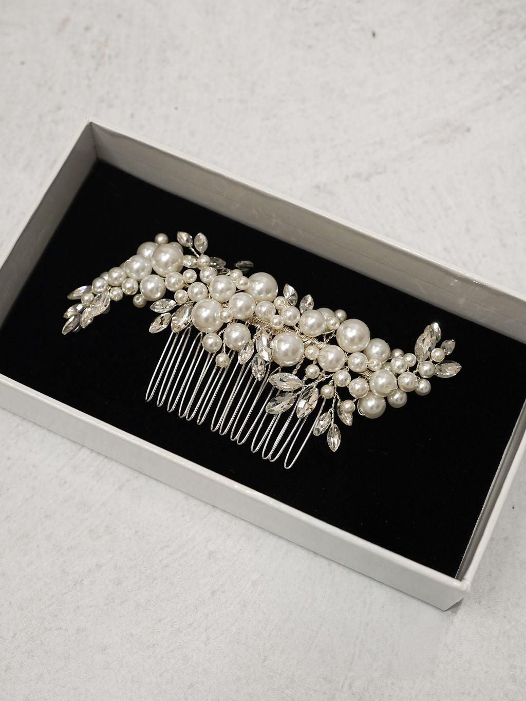 Rae Pearl Bridal Comb - Jewellery - Windsor Bridal Jewellery