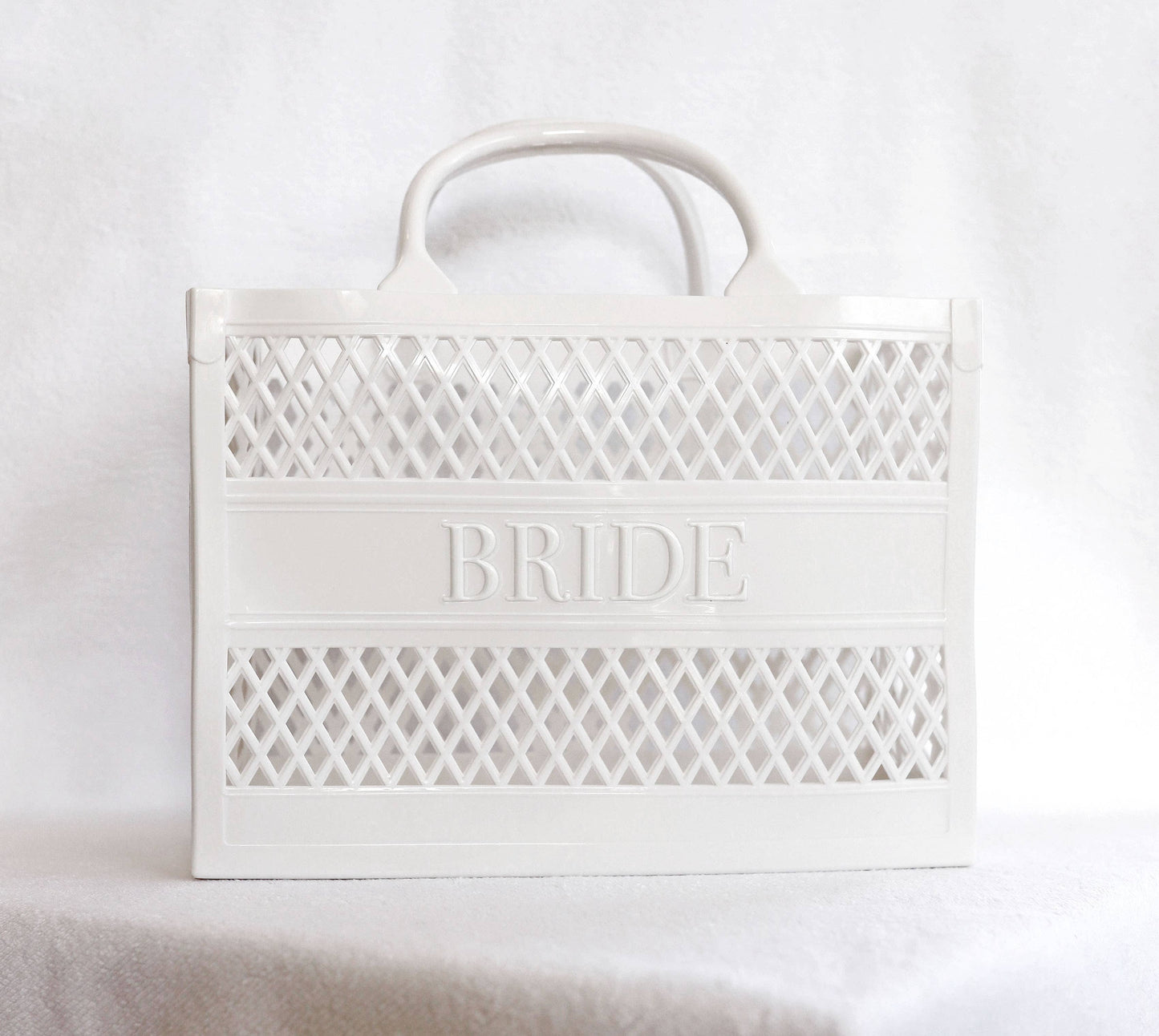Bride - Embossed Jelly Tote