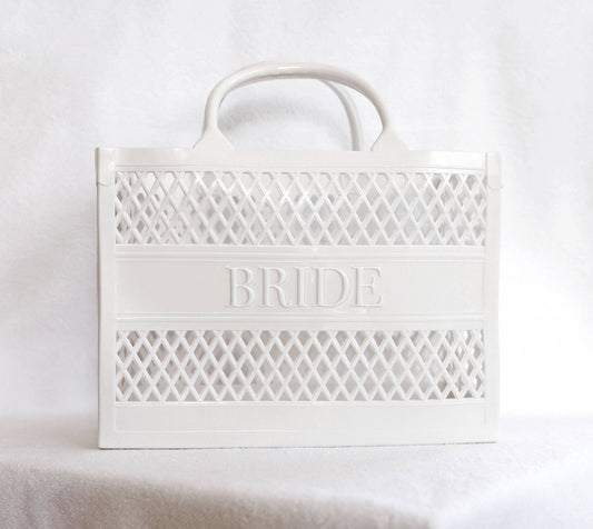 BRIDE - Embossed Jelly Tote