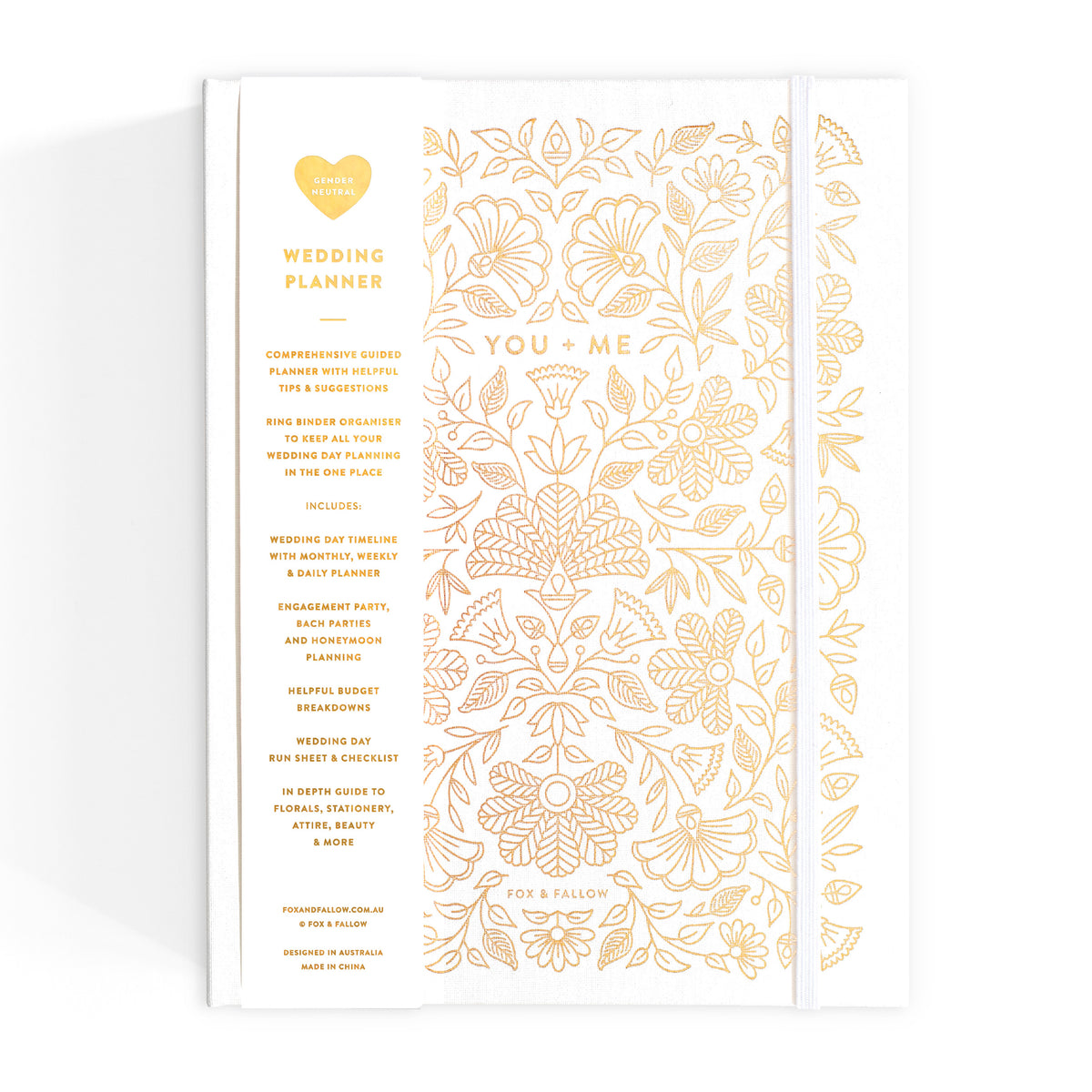 You + Me Wedding Planner - Honey Fawn Boutique