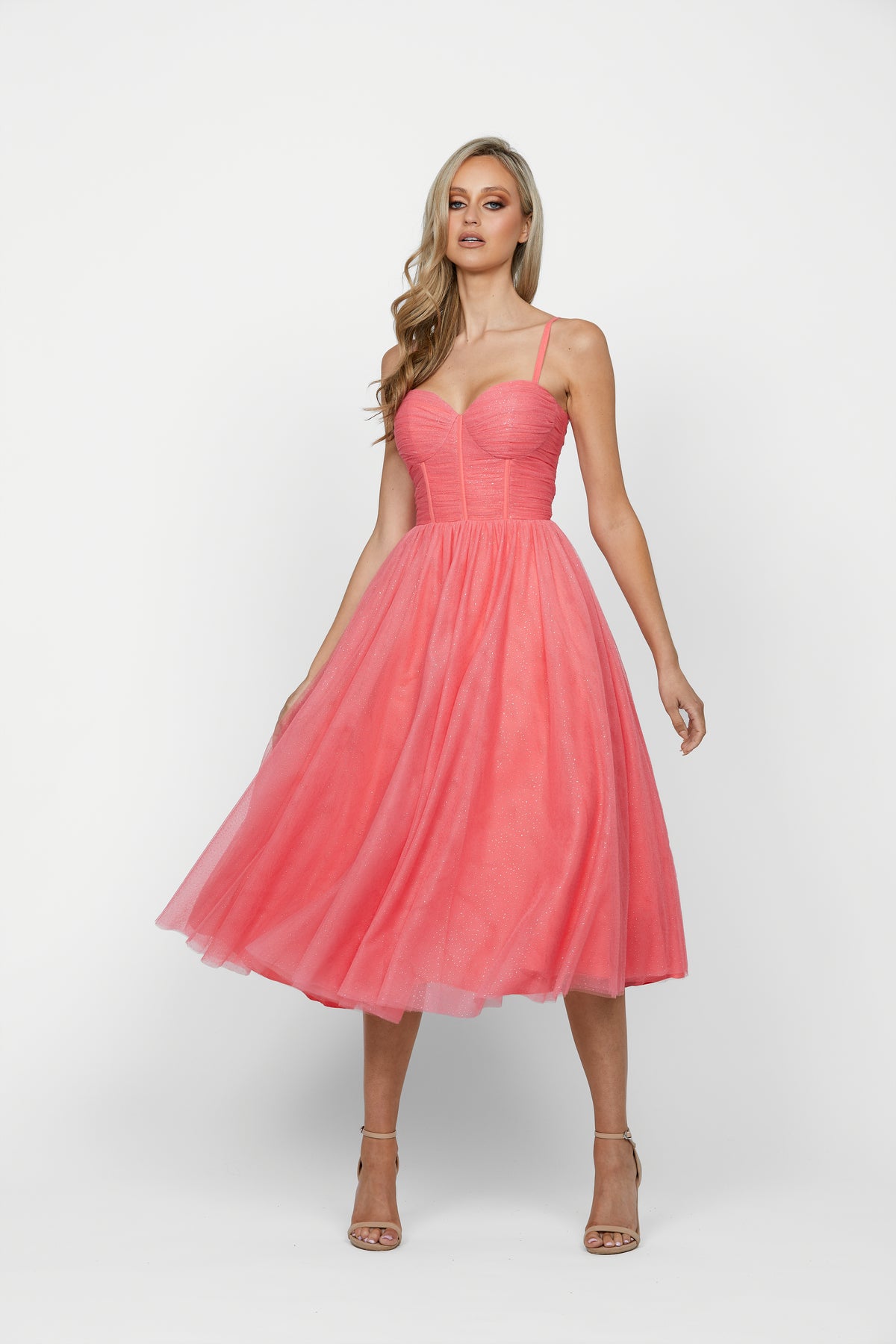 Alena Bustier A-line Dress Pink - Dress - Bariano