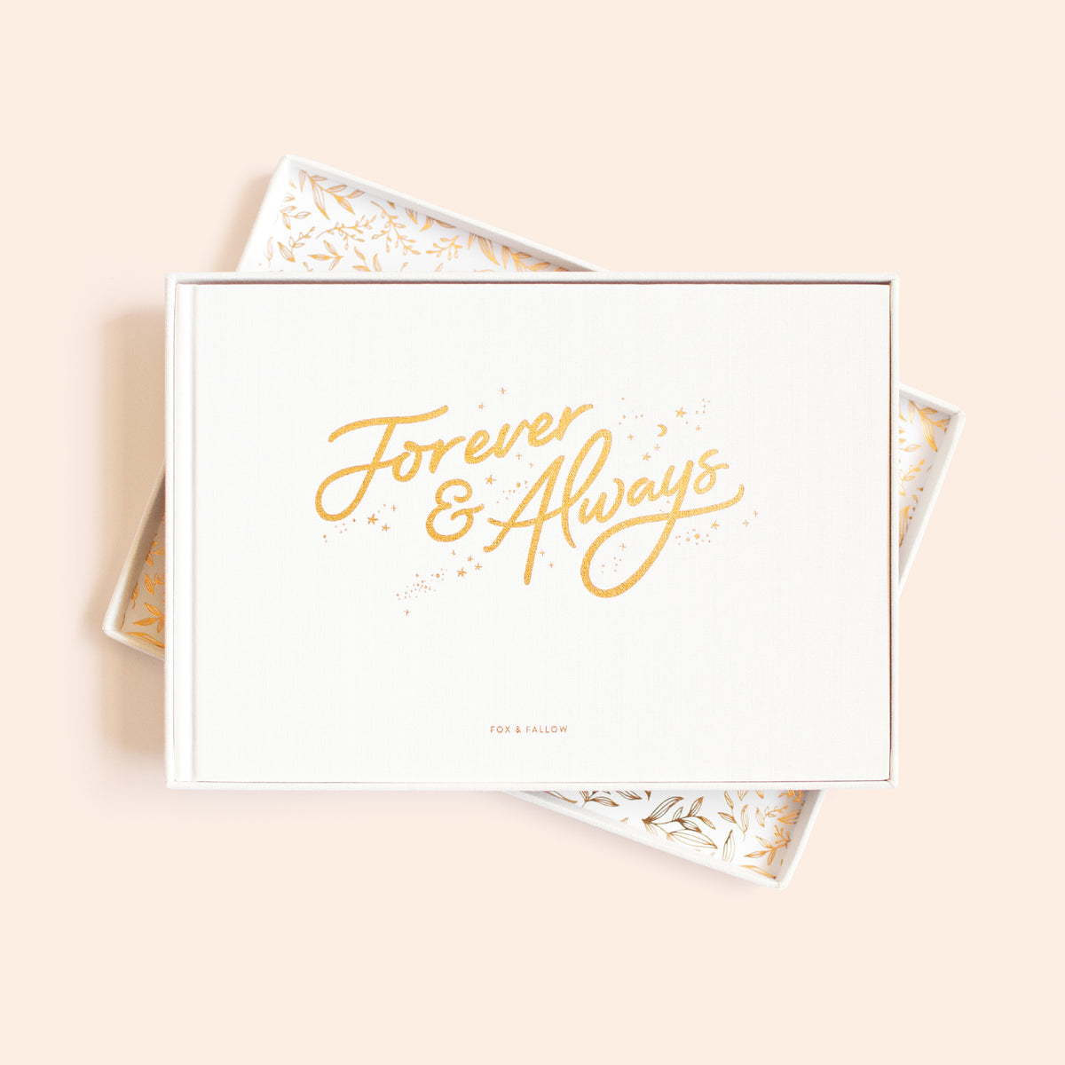 Forever And Always Prompted Guest Book Boxed - Giftware - Fox and Fallow