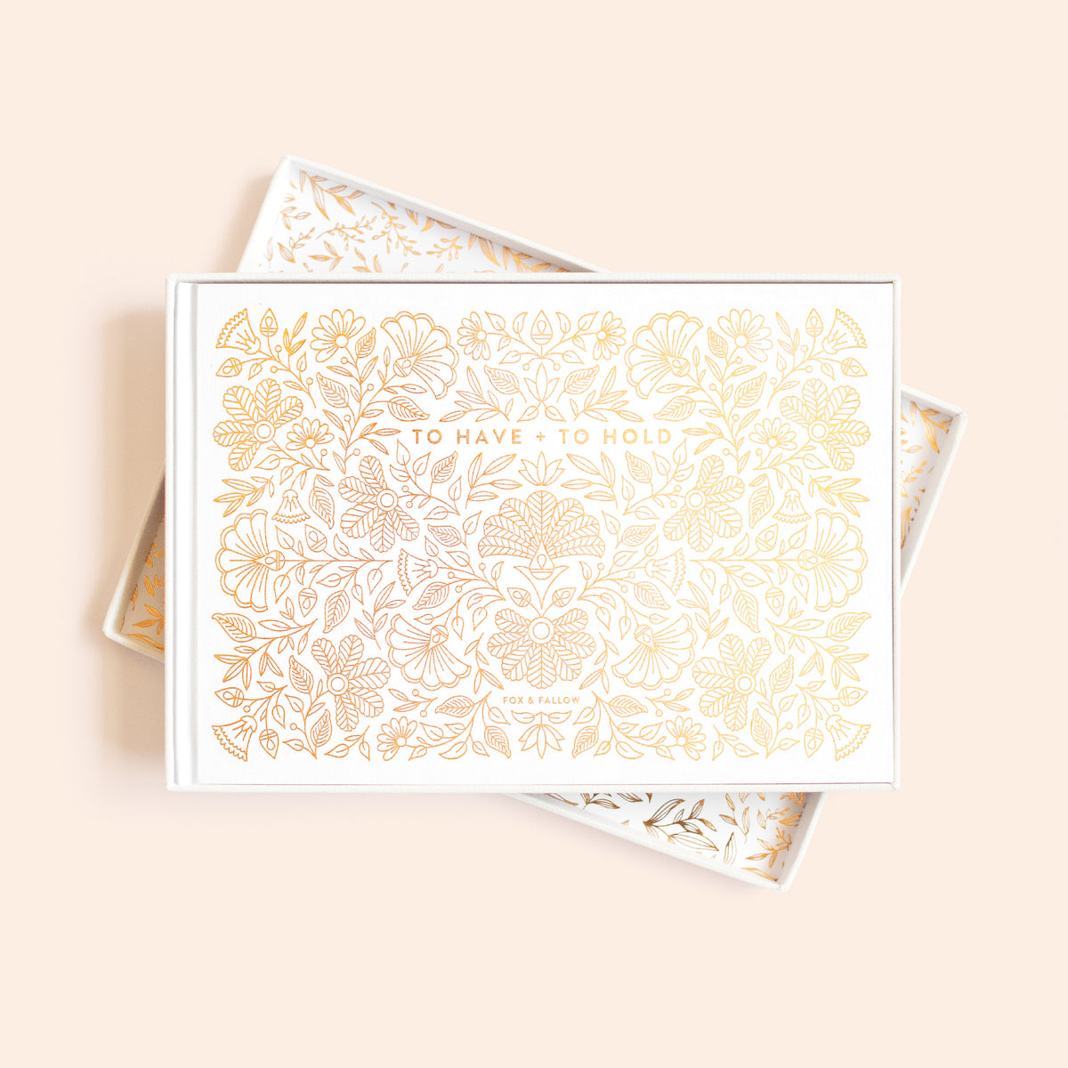 To Have + Hold Wedding Guest Book Boxed - Giftware - Fox and Fallow