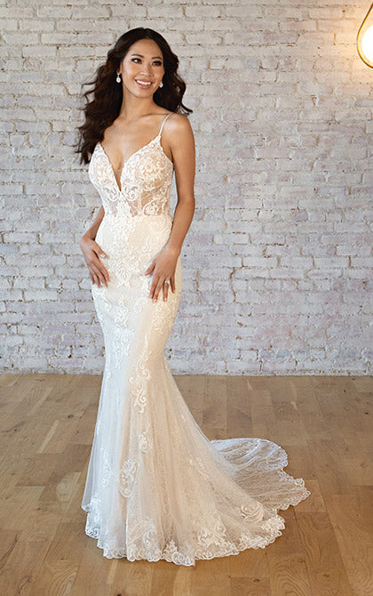 Michaela Dress Bodice Unlined 16 IVIV-PL - Wedding Gown - Stella York